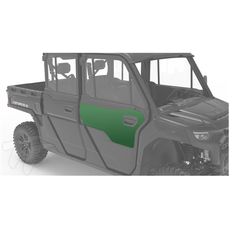 UFORCE U10 Pro Green Front Deco Door Panel Inserts, CFMOTO OEM (5HYV-808800-9000)