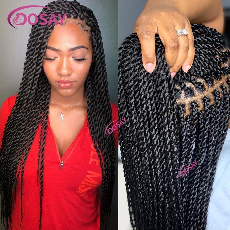 Twist Braided Wigs Box Braided Lace Front Wig For Black Women Synthetic Full Lace Frontal Wig Faux Locs Wig Goddess Braids Wigs Twist Braided Wigs Box Braided Lace Front Wig For Black Women Synthetic Full Lace Frontal Wig Faux Locs Wig Goddess Braids Wigs
