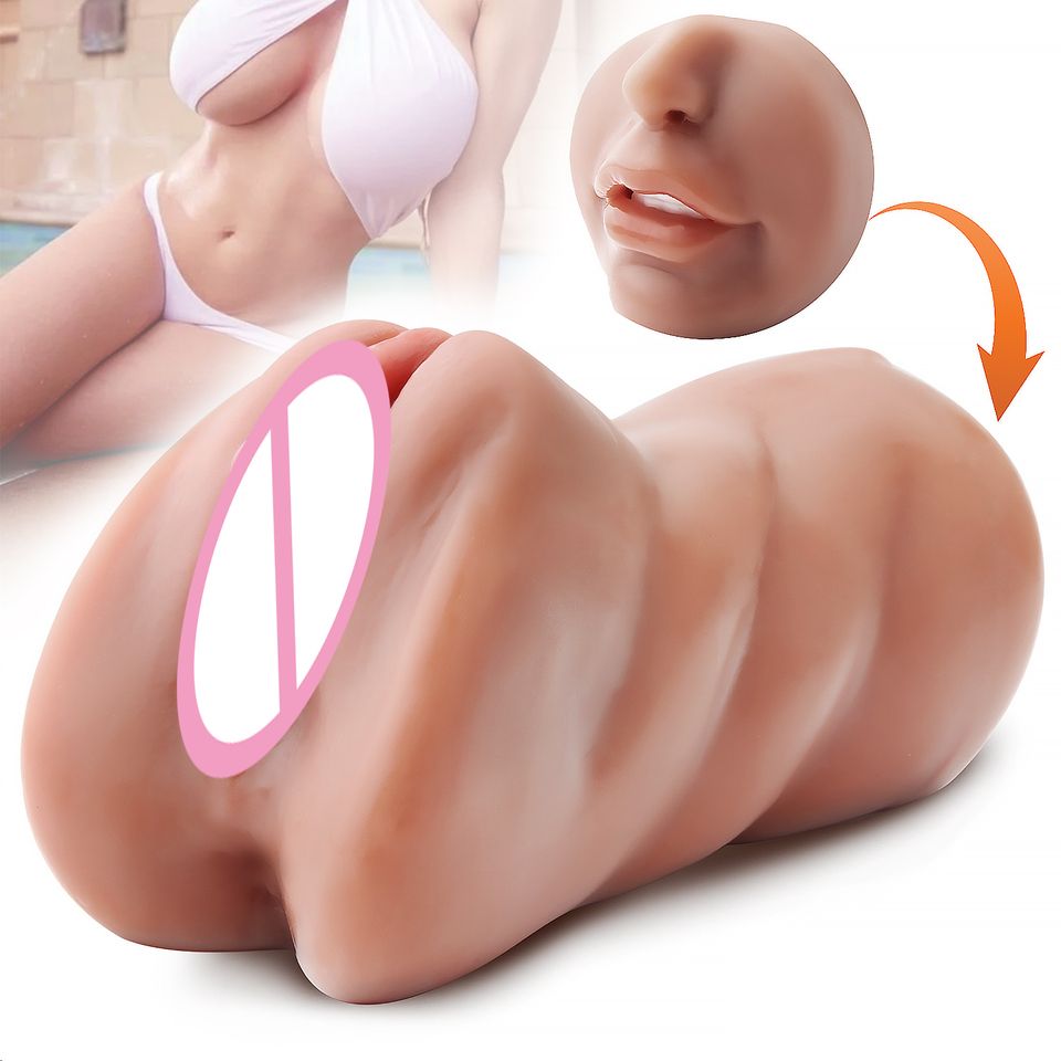 Realistic Vagina Anal Mouth Sex Toys Safe Silicone Vaginal Male Masturbator Soft Pocket Pussy Sex Toy for Men Masturbators 18+ Realistic Vagina Anal Mouth Sex Toys Safe Silicone Vaginal Male Masturbator Soft Pocket Pussy Sex Toy for Men Masturbators 18+