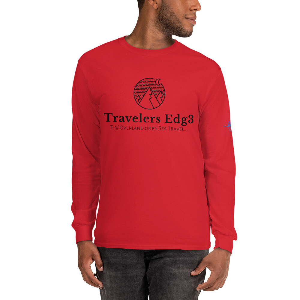 TRAVELERS EDG3, Sailing Catamaran, Compus, Men’s Long Sleeve Shirt