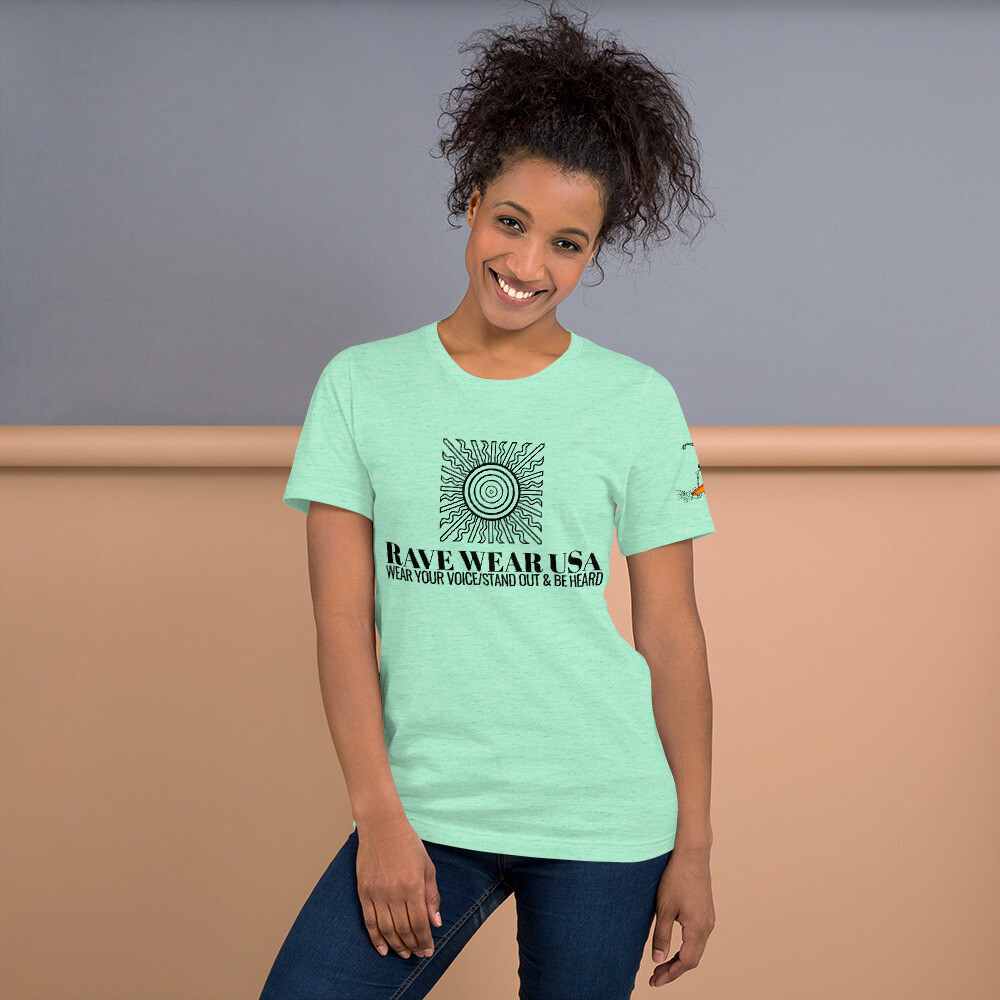 RAVE WEAR USA, SURF SHOP, Skeleton Surfer, Short-Sleeve Unisex T-Shirt