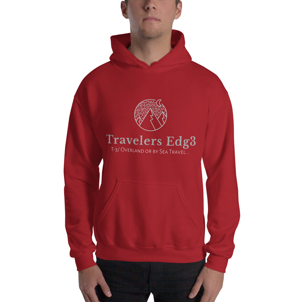 Travelers Edg3, Mountain Peaks, Unisex Hoodie