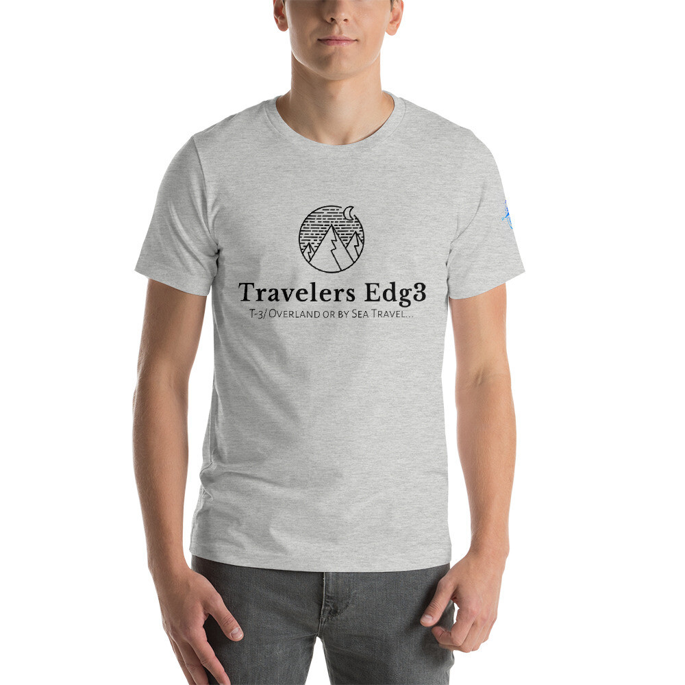 TRAVELERS EDG3, COMPUS, Sailing Catamaran, Short-Sleeve Unisex T-Shirt