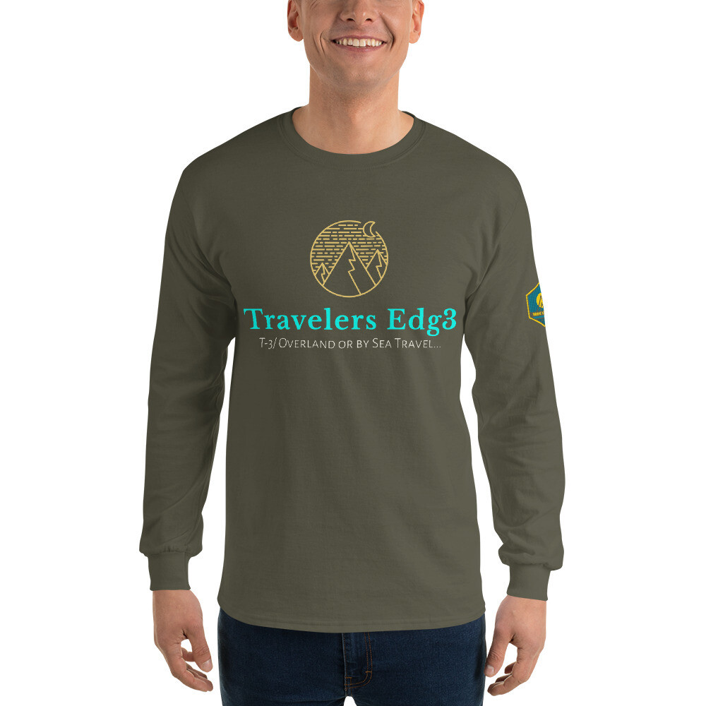 Travelers Edg3, Grizzly Adventure, Men’s Long Sleeve Shirt