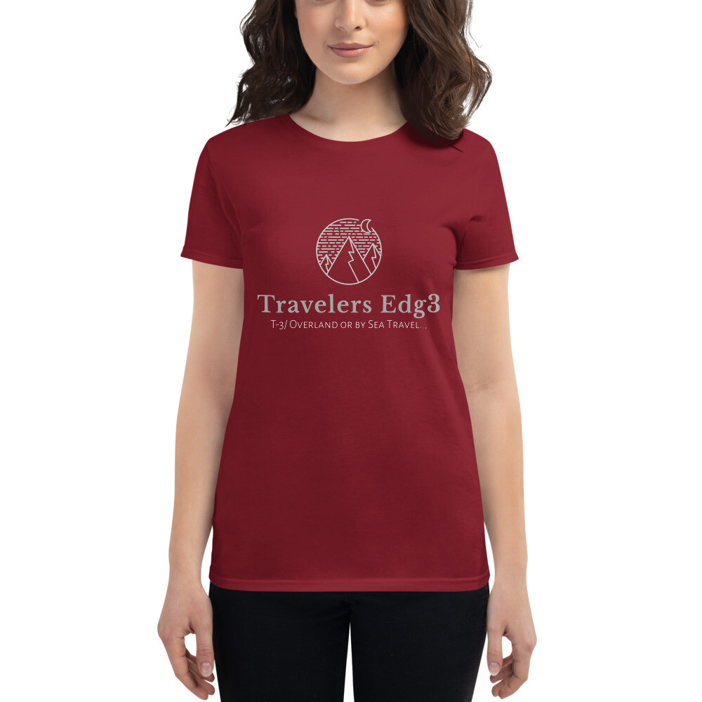 Travelers Edg3, Mountain Peaks, Women&#39;s short sleeve t-shirt