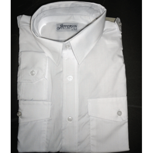 Pilot Shirt Closed Neck/Long Sleeve - 46 XL