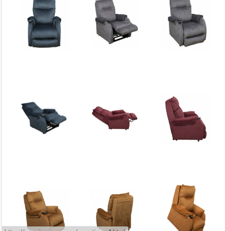 fauteuil releveur électrique LUX petite hauteur sol / assise
