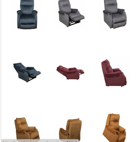 fauteuil releveur électrique LUX petite hauteur sol / assise