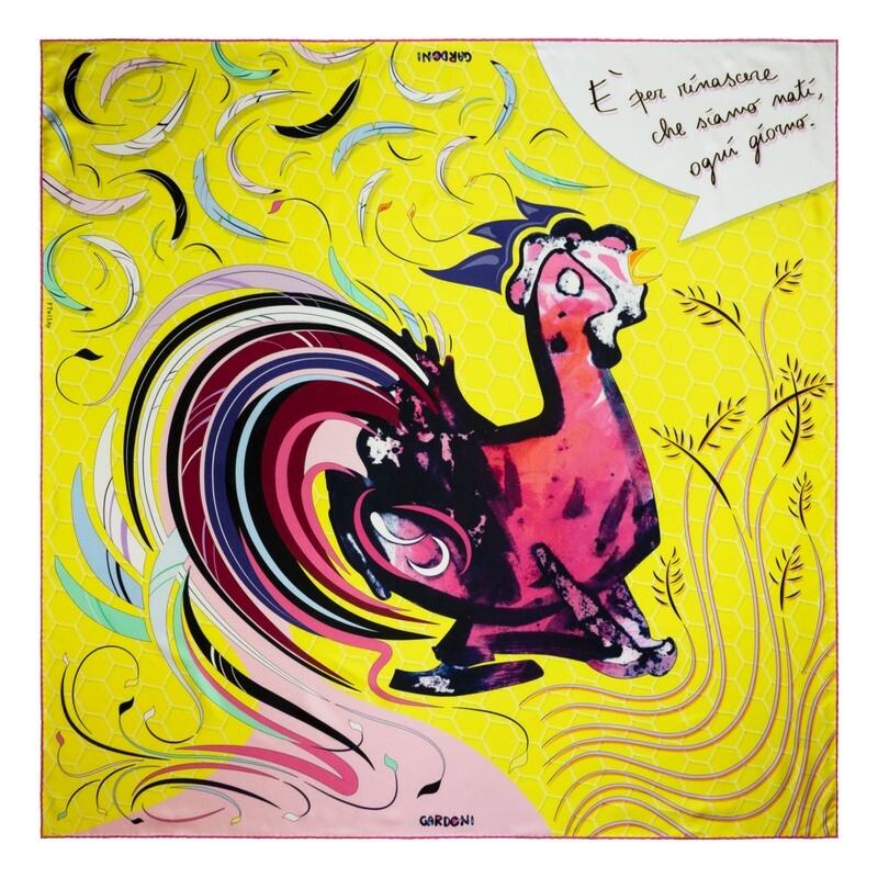 L&#39;ORA DEL CANTO foulard