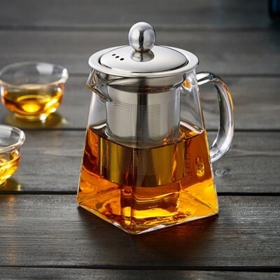 Beautiful Borosilicate Glass Tea filtrationn Teapot