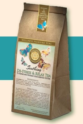 Soothing De-Stress & Relax Tea - 1.5oz loose tea mixture