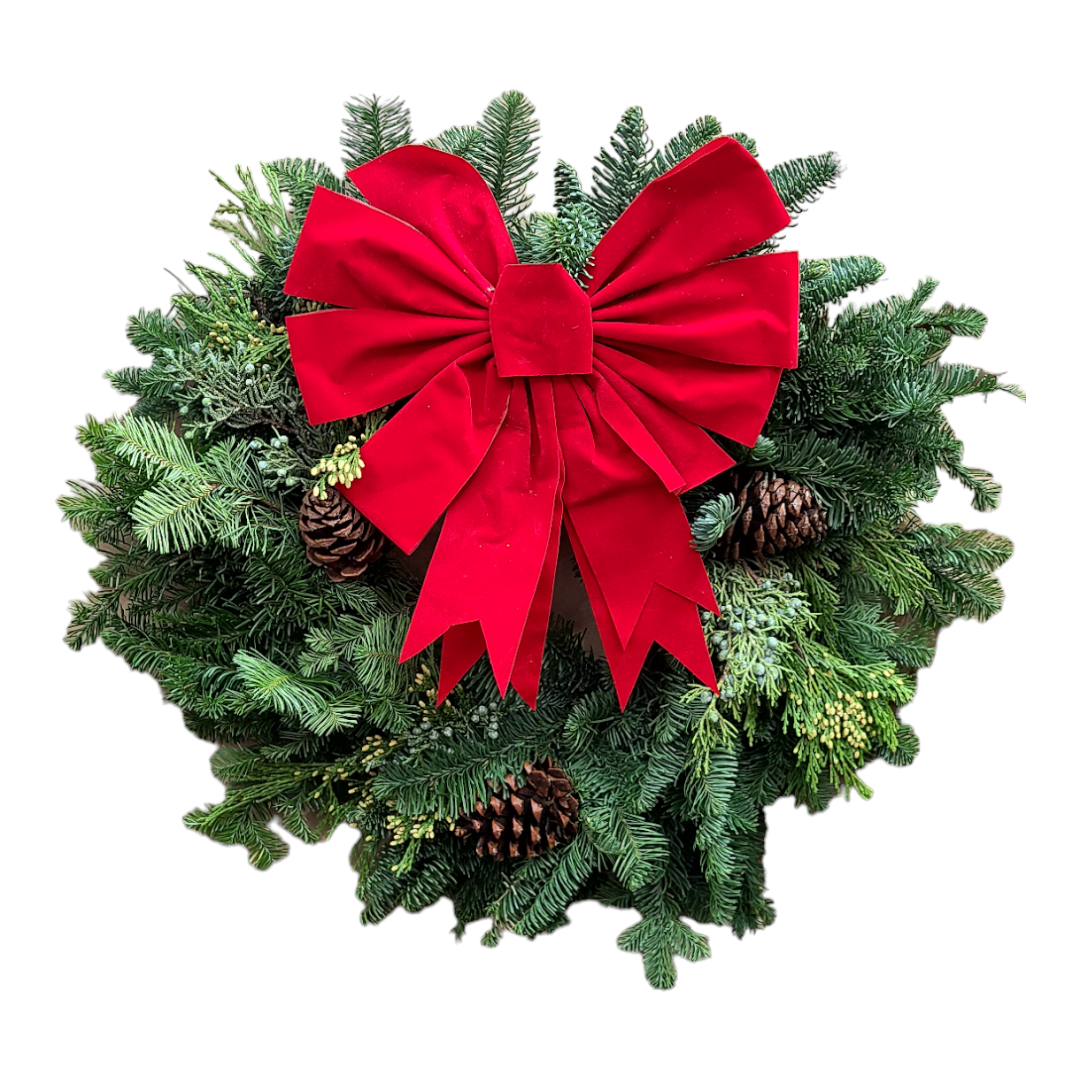 Fresh Pine Christmas Wreath