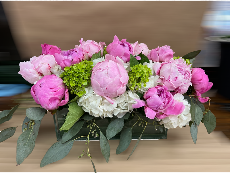 Deluxe Peony Centerpiece
