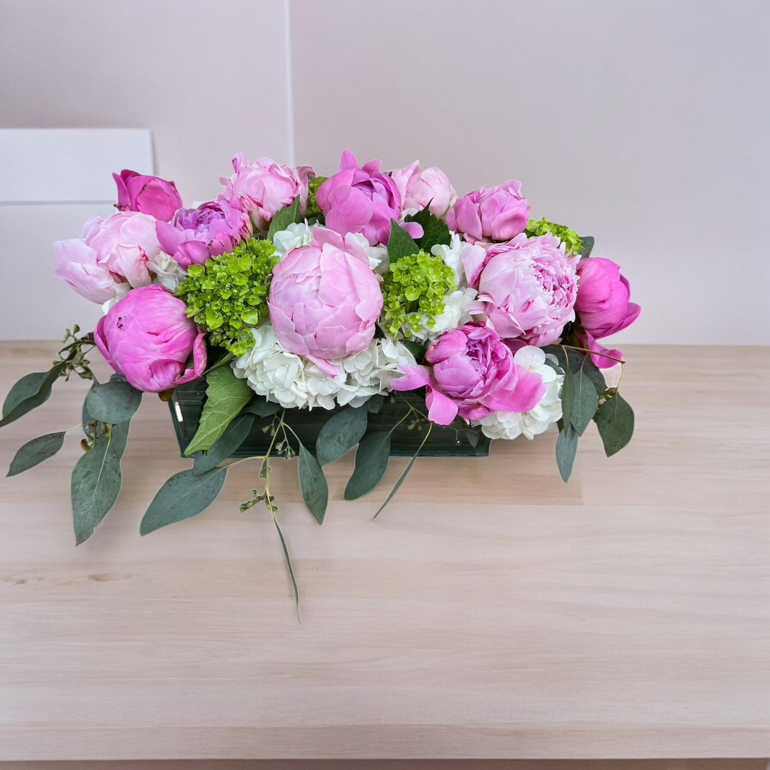 Deluxe Peony Centerpiece