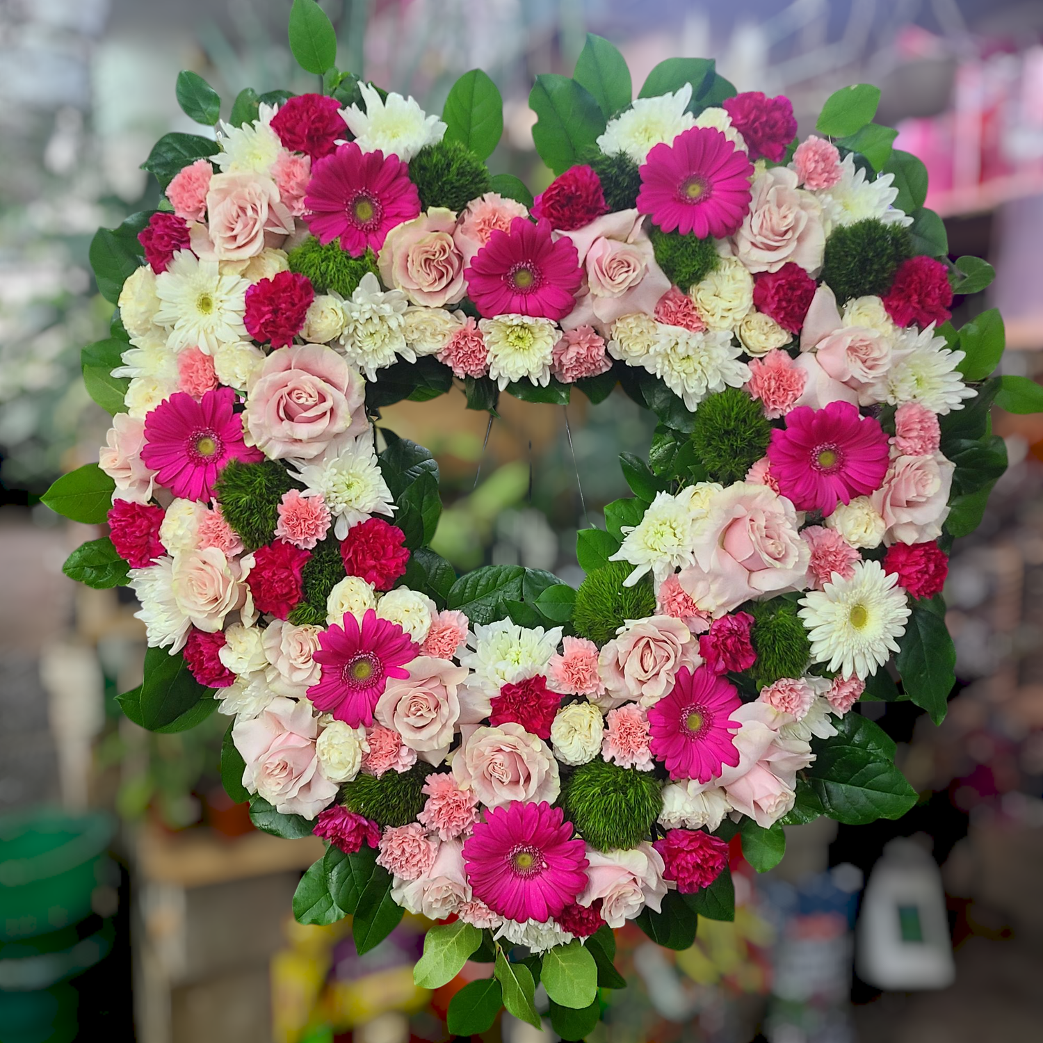 Open Heart in Shades of Pink