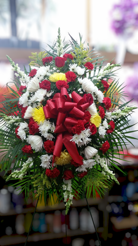 Delicate Colorful Sympathy Spray