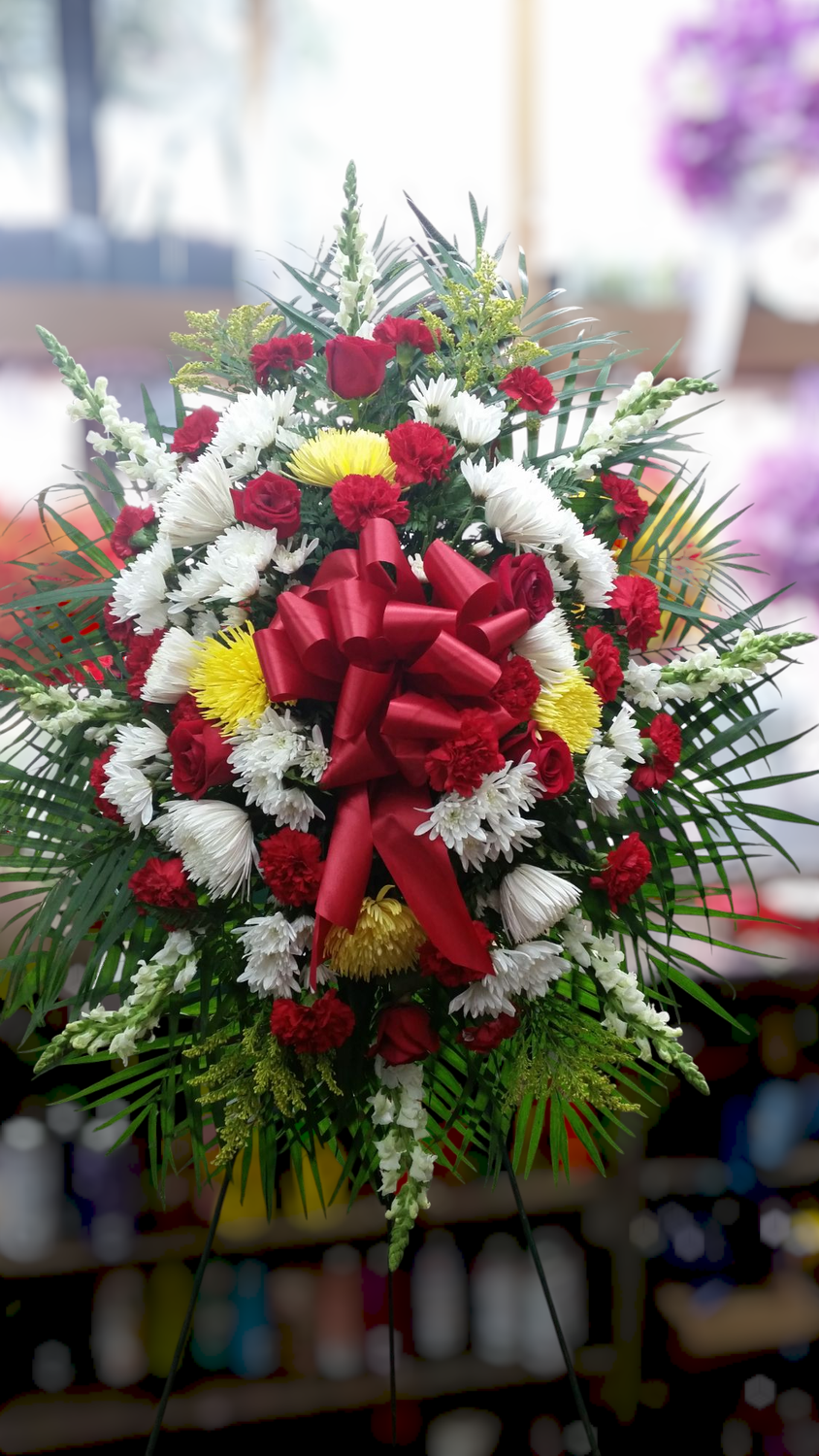 Delicate Colorful Sympathy Spray