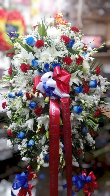 Patriotic Funeral Spray