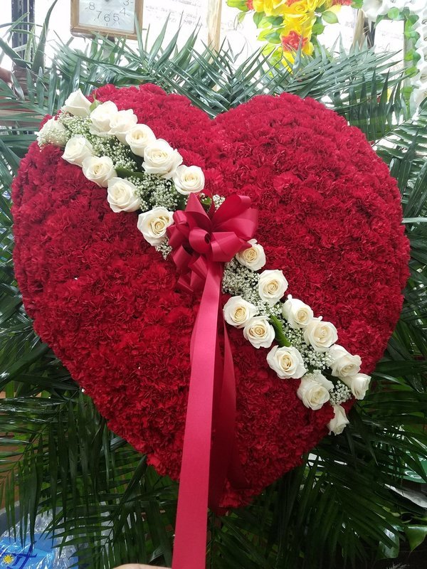 Red Bleeding Heart For Funeral 