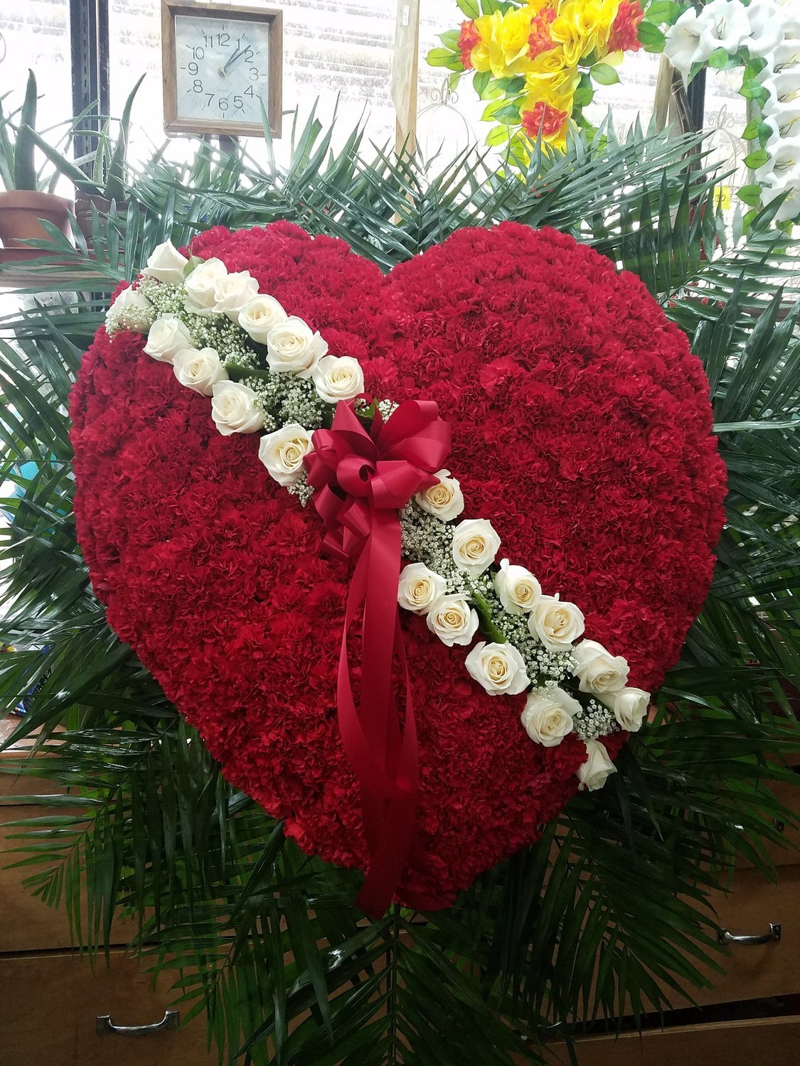 Red Bleeding Heart For Funeral 