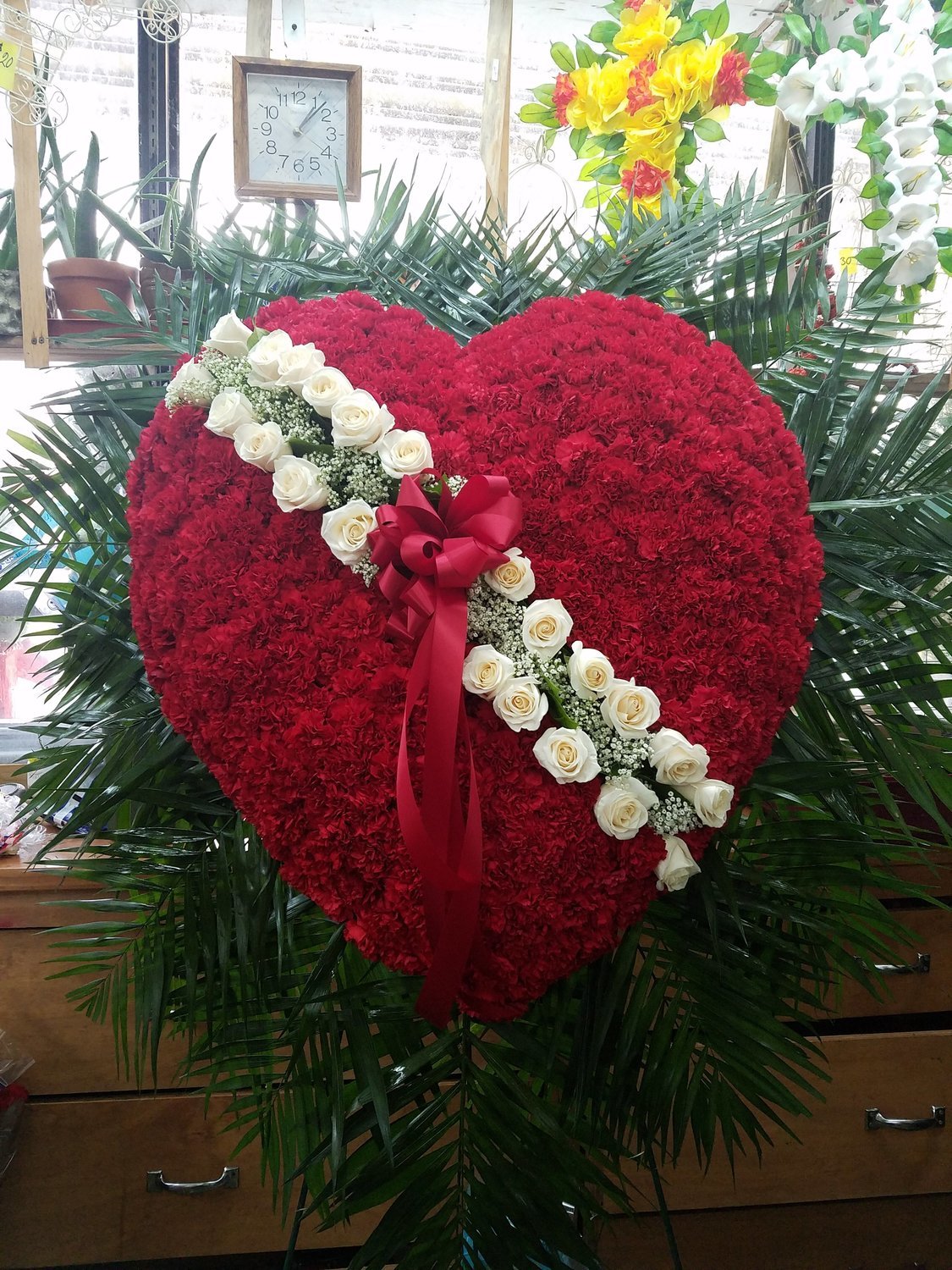 Red Bleeding Heart For Funeral 