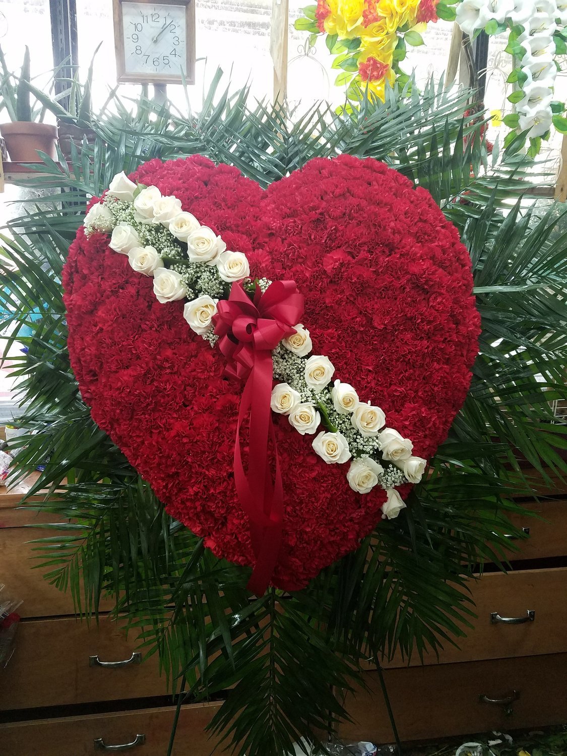 Red Bleeding Heart For Funeral 