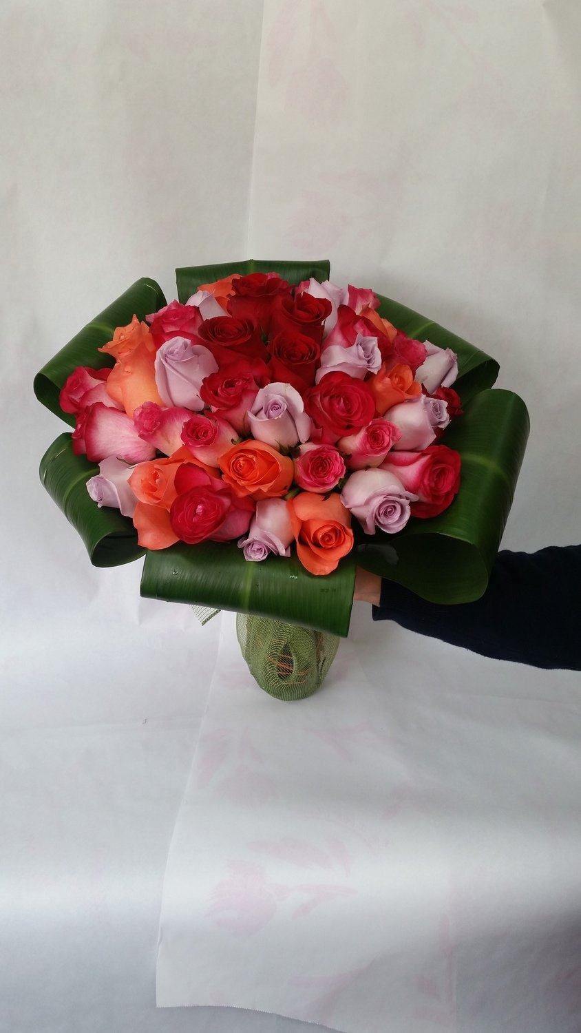 Gorgeous 50 Piece Ball of Roses