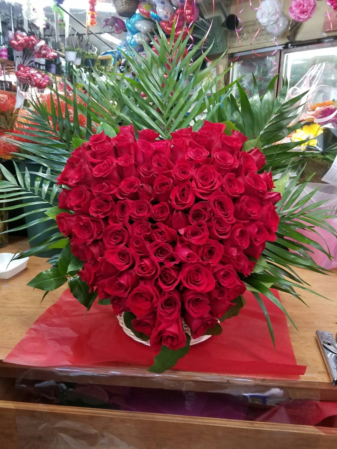 Say I Love You With A Heart Of Roses