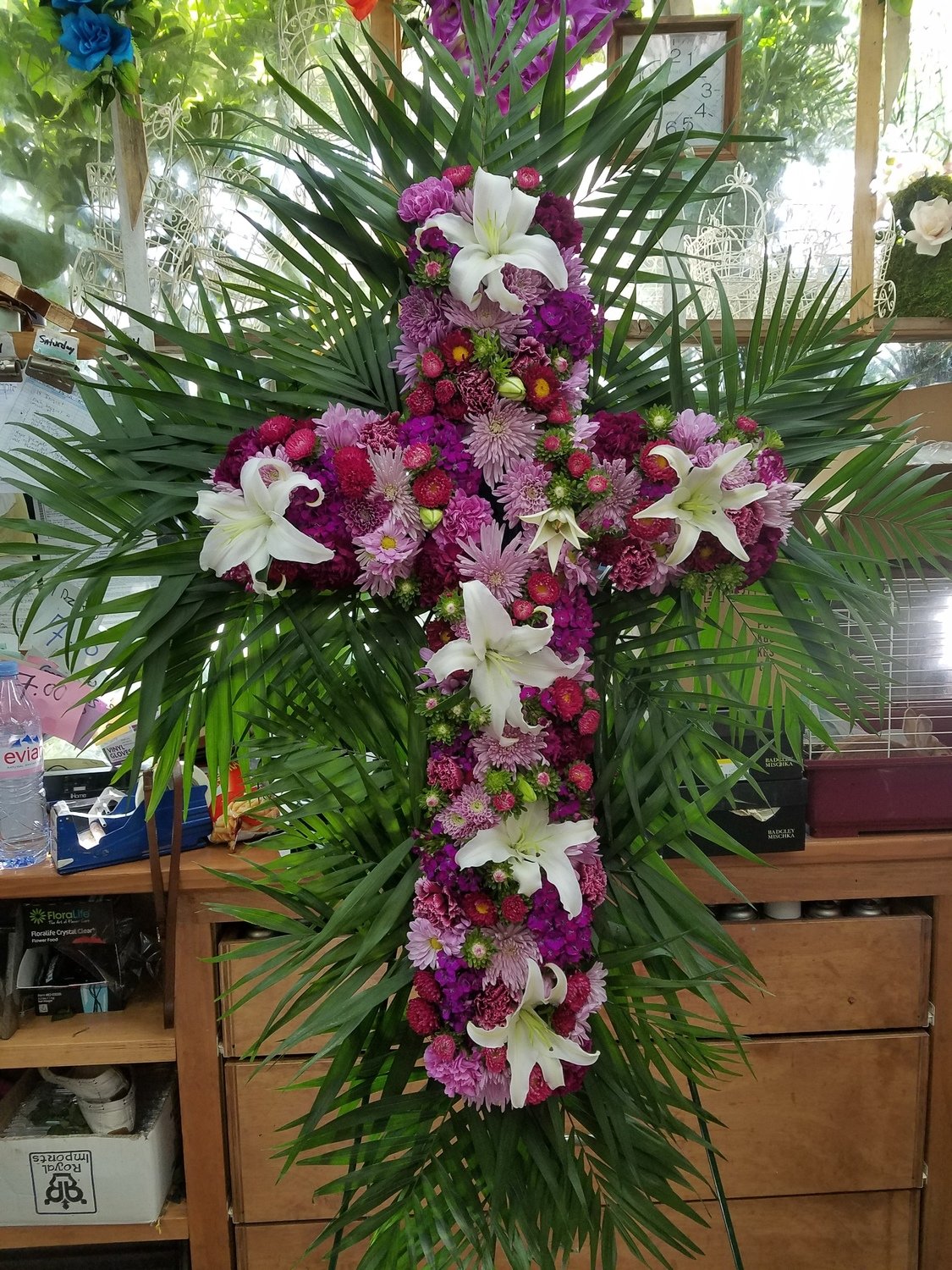 Lavander Sympathy Cross