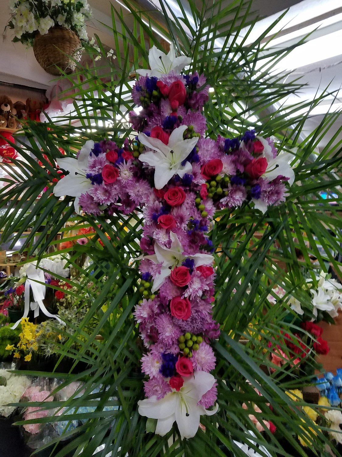 Lavander Sympathy Cross