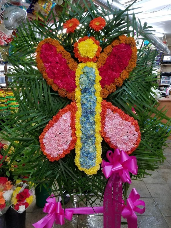 Tribute Butterfly Funeral Piece
