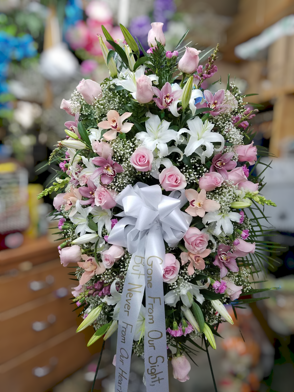 Pretty In Pink And Lavender Spray