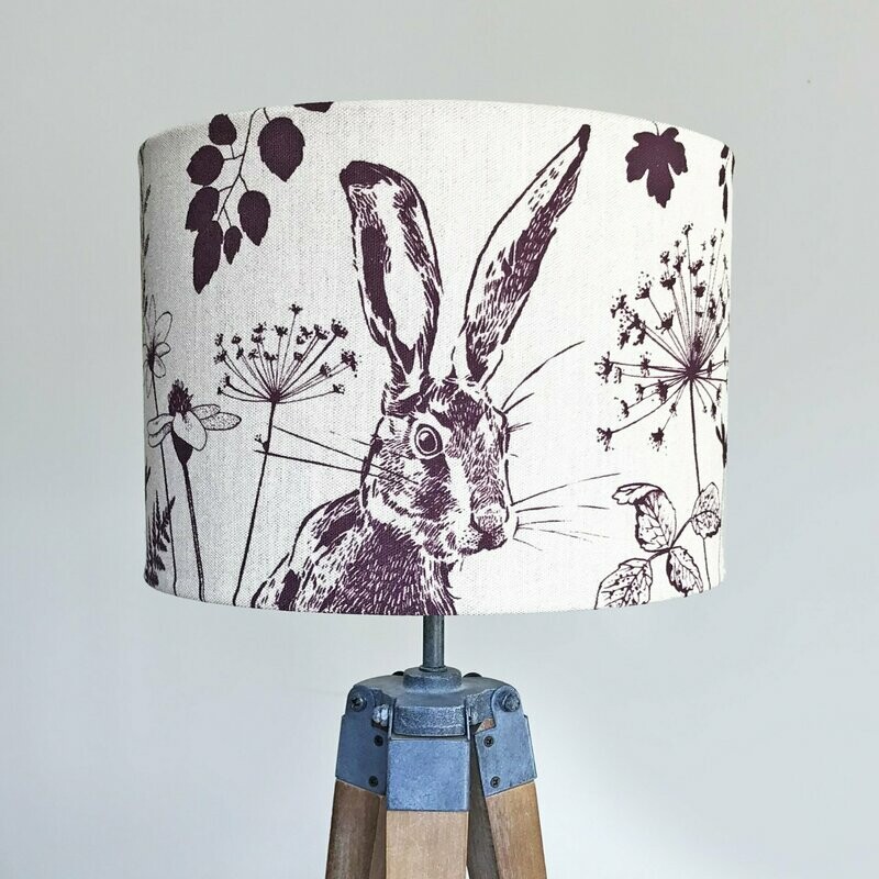 Plum Hare Medium Lampshade - IN STOCK