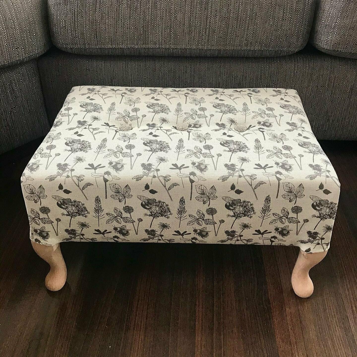 Bumblebee Repeat Footstool - IN STOCK