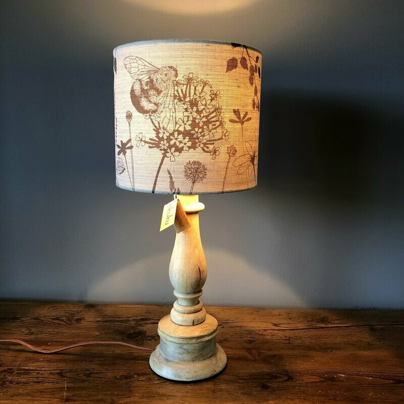 Nkuku Usha Mango Wood Lamp