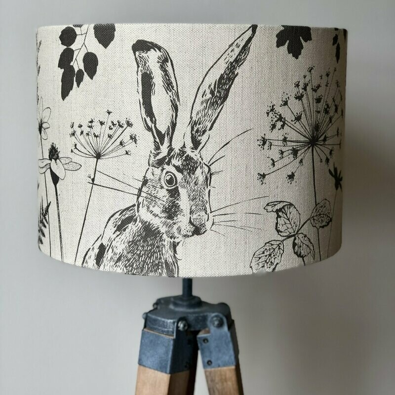 Grey Hare Medium Lampshade