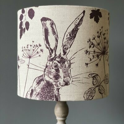 Plum Hare Small Lampshade - IN STOCK