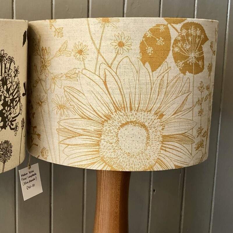 Floral Blooms Sunflower Yellow Medium Lampshade - IN STOCK