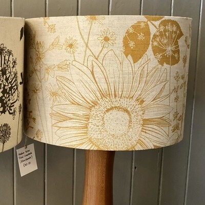 Floral Blooms Sunflower Yellow Medium Lampshade - IN STOCK