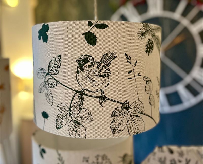 Garden Birds Medium Ceiling Lampshade - SALE Garden Birds Medium Ceiling Lampshade - SALE