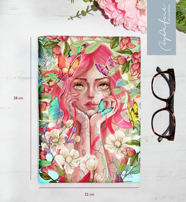 Funda de libro Buganvilla
