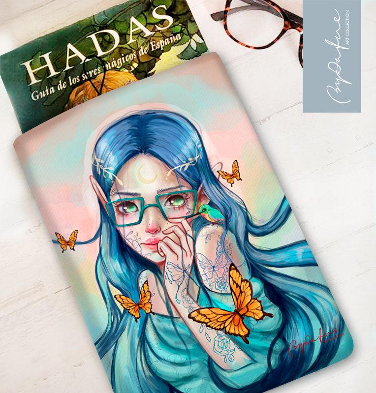 Funda de libro Lucía