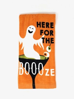 “Here For The BOOOze” Kitchen Hand Towel