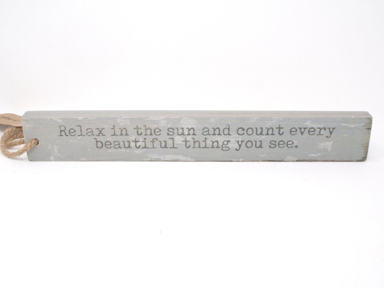 Relax in the Sun and Count Every Beautiful Thing You See Beach Sign