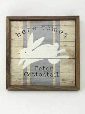 Peter Cottontail Wall Sign