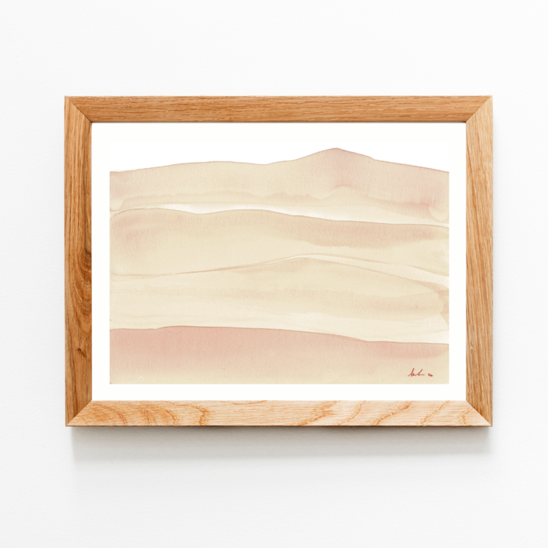 Desertscape Watercolor Print