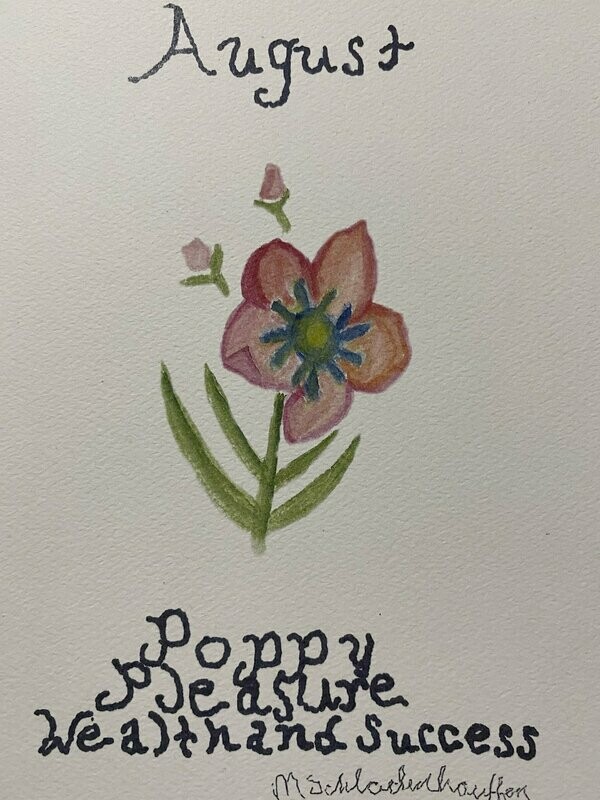 August Birthday Card