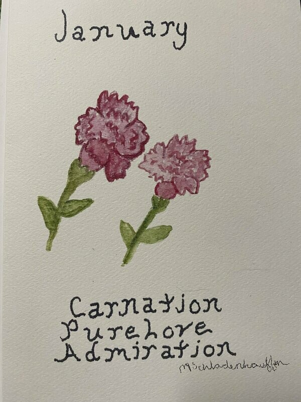 January Birthday Card