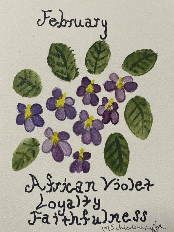 February Birthday Card