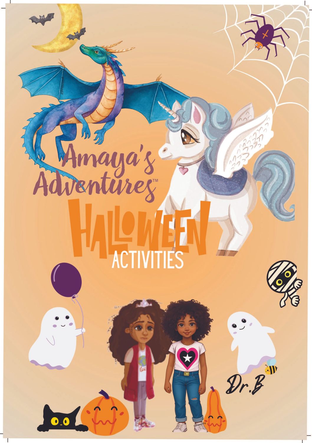 Amaya's Adventures Halloween Activity book